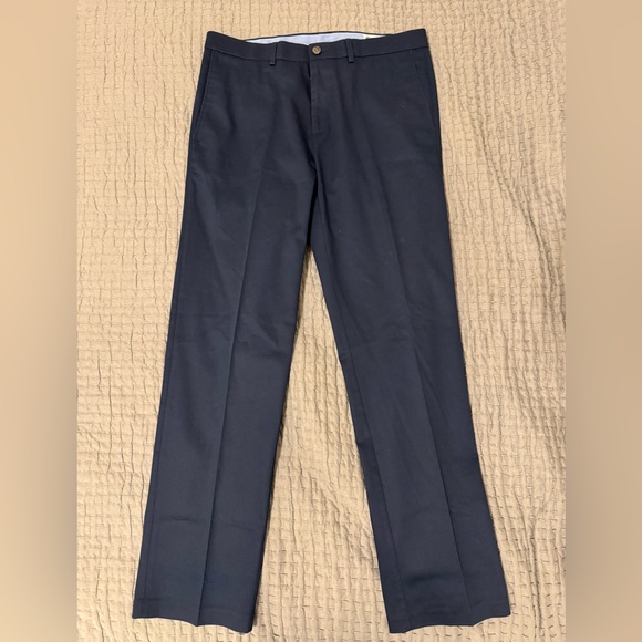 NWOT Haggar Mens Straight Fit Premium No Iron Khaki Pant - Picture 2 of 7